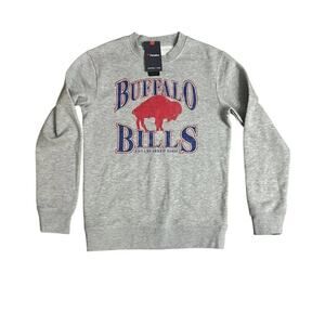 Fanatics Branded Heathered Grey Buffalo Bills Playability Pullover Sweatshirt S